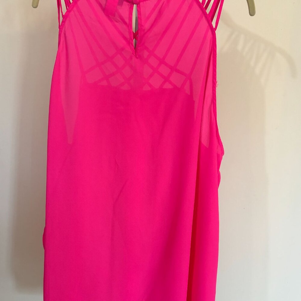 Torrid Womens Hot Pink Strappy Tank Top Torrid Size 2 2X - Picture 7 of 10